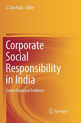 Cover for Corporate Social Responsibility in India