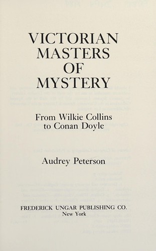 Cover for Victorian Masters of Mystery