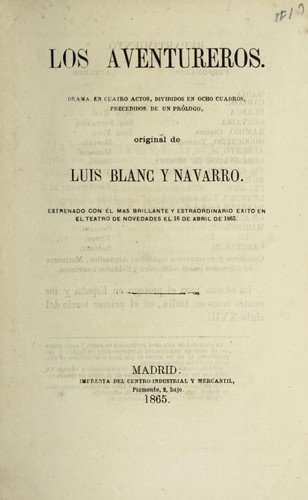 Cover for Los aventureros