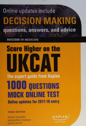 Cover for Score Higher on the UKCAT