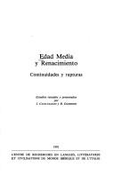 Cover for Edad Media y Renacimiento
