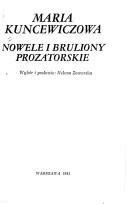 Cover for Nowele i bruliony prozatorskie