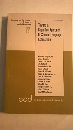 Cover for Toward a cognitive approach to second-language acquisition.