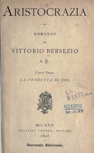 Cover for La vendetta di Zoe