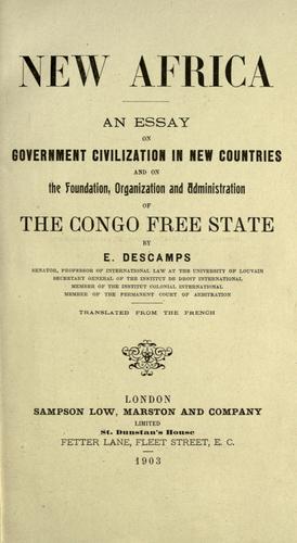Cover for New Africa