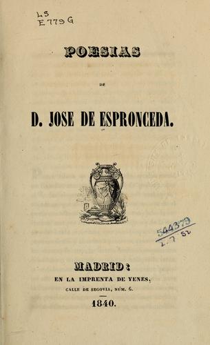 Cover for Poesias
