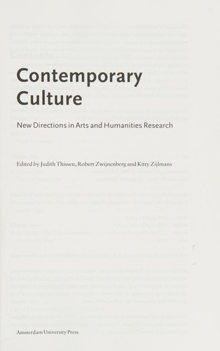 Cover for Contemporary Culture