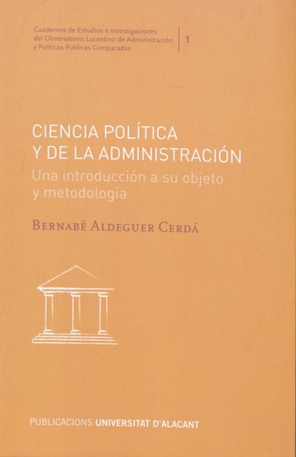 Cover for Ciencia política y de la administración
