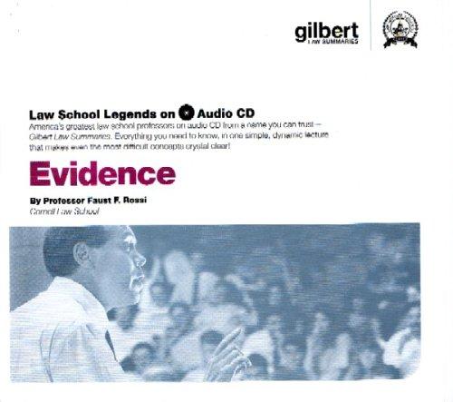 Cover for Law School Legends Evidence (Law School Legends Audio Series)