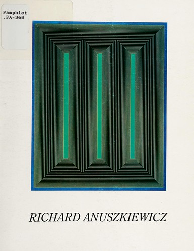 Cover for Richard Anuszkiewicz