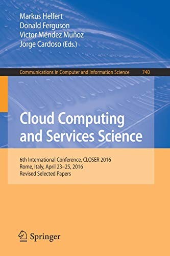 Cover for Cloud Computing and Services Science