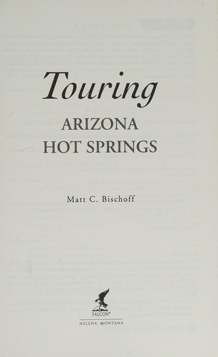 Cover for Touring Arizona Hot Springs