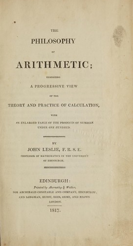 Cover for The philosophy of arithmetic