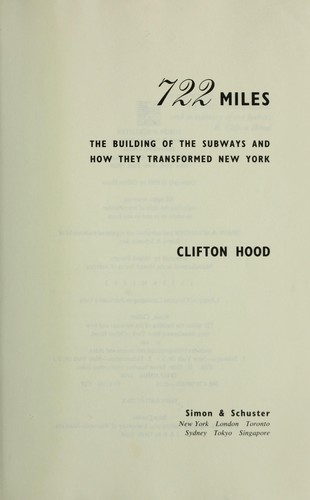 Cover for 722 miles