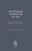Cover for Duitstalige Literatuur Na 1945