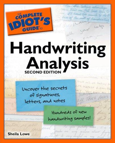 Cover for The Complete Idiot's Guide to Handwriting Analysis