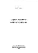 Cover for Le récit de la mort