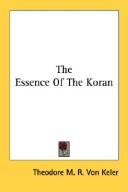 Cover for The Essence Of The Koran