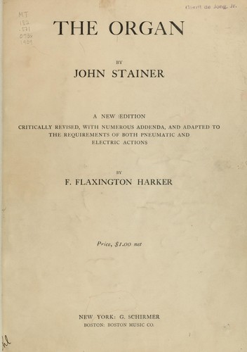 Cover for The organ