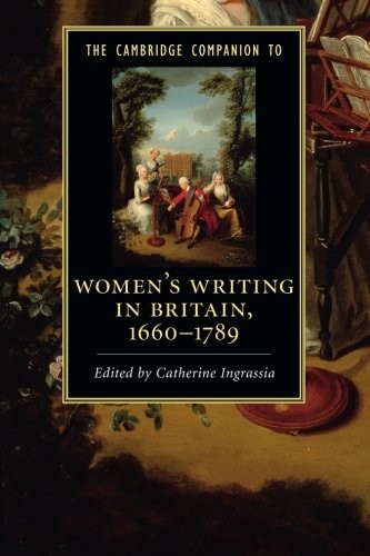 Cover for women's writing in britain, 1660-1789