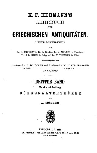 Cover for Lehrbuch der griechischen Antiquitäten...