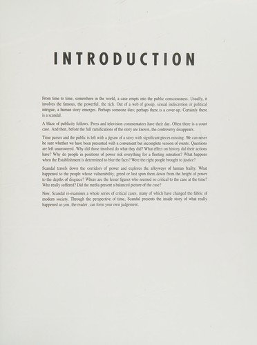 Cover for Scandal