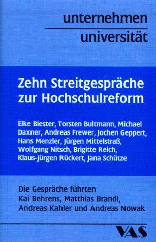 Cover for Unternehmen Universität