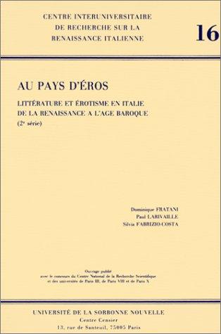 Cover for Au pays d'Eros