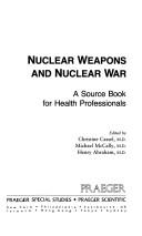 Cover for Nuclear Weapons and Nuclear War