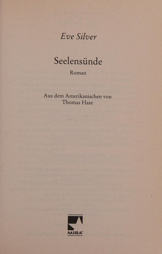 Cover for Seelensünde