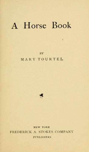 Cover for horse book