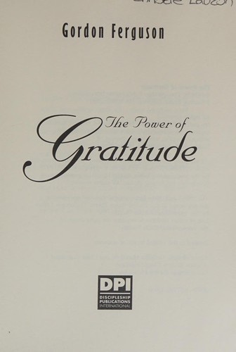 Cover for The Power of Gratitude