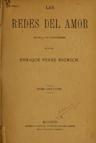 Cover for Las redes del amor