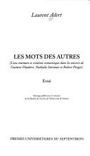 Cover for mots des autres