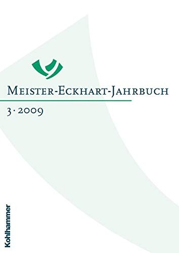 Cover for Meister-Eckhart-Jahrbuch