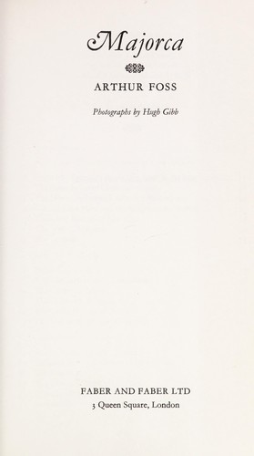 Cover for Majorca.