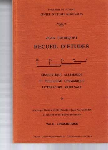 Cover for Recueil d'études