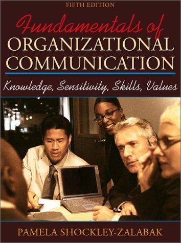 Cover for Fundamentals of Organizational Communication