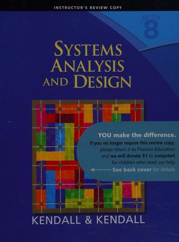 Cover for Systems Analysis and Design