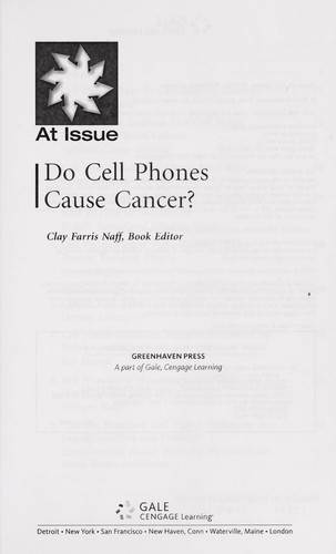 Cover for Do cell phones cause cancer?