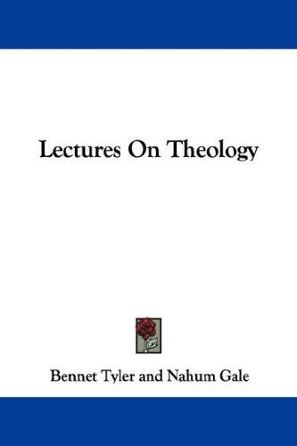 Cover for Lectures On Theology