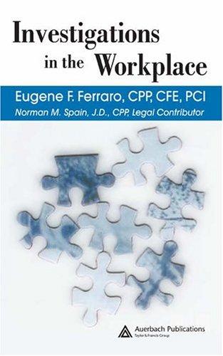 Cover for Investigations in the Workplace
