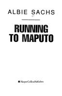 Cover for Running to Maputo