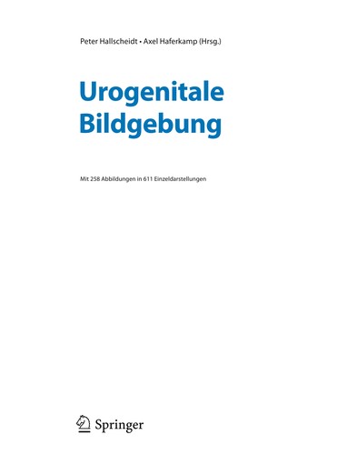 Cover for Urogenitale Bildgebung
