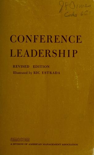Cover for Conference leadership