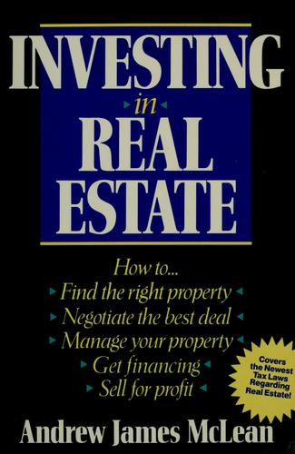 Cover for Investing in real estate