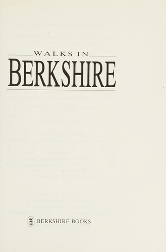 Cover for Walks in Berkshire
