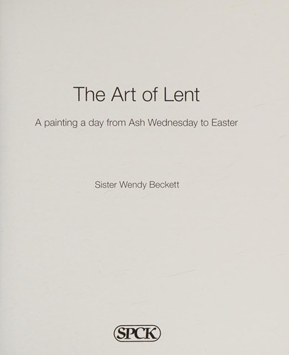 Cover for Art of Lent