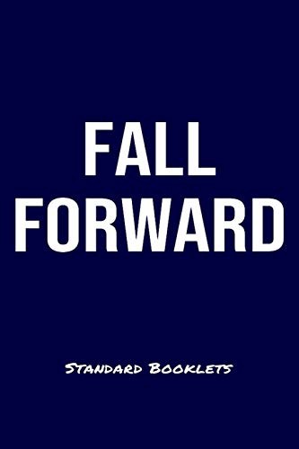 Cover for Fall Forward Standard Booklets