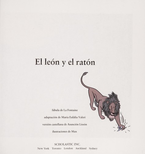 Cover for El leon y el raton